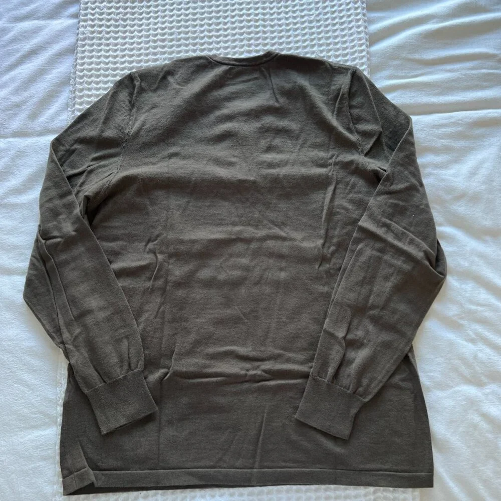 Men's Naadam Cotton Casmere Long Sleeve Henley - Picture 4 of 6